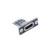 Роз’єм USB Type-C 3.1 4pin, мама, монтажний, для зарядки і живлення