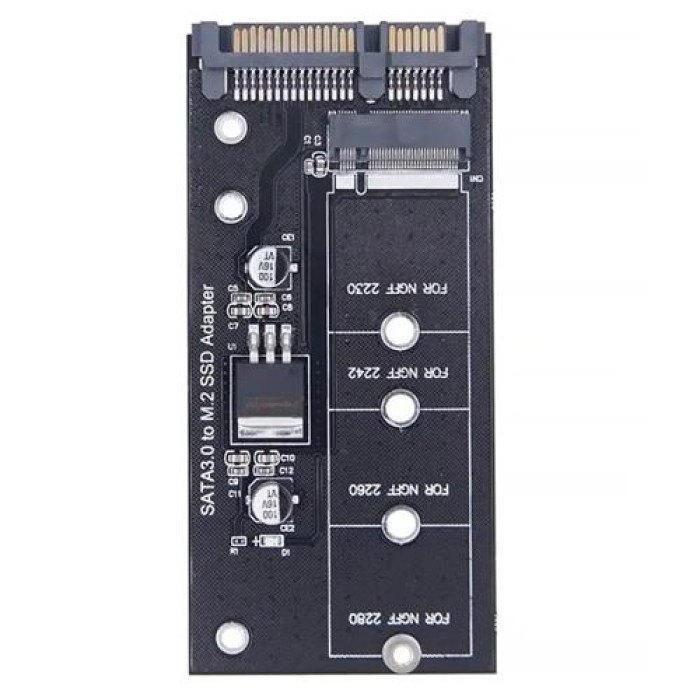 Адаптер переходник SSD M.2 NGFF ключ B на SATA3 до 6Гбит/с