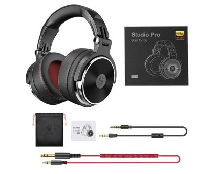 Навушники дротові OneOdio Studio Pro 50, складані, мікрофон, чорні