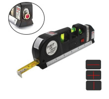 Лазерный уровень нивелир 2 линии 5 точек Fixit Laser Level Pro 3 + рулетка