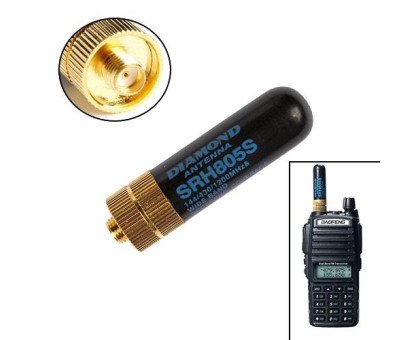 Антенна трехдиапазонная 144/430/1200МГц, для раций BaoFeng, Kenwood SRH805S