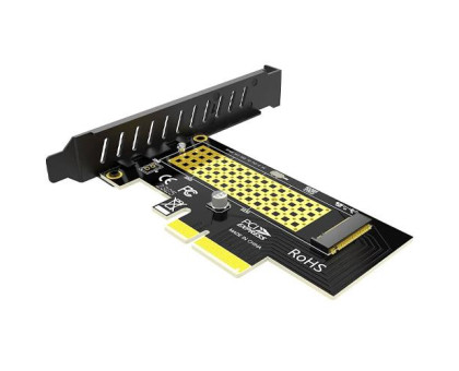 Адаптер перехідник SSD M.2 NVMe ключ M на PCIe 4.0 3.0 X16 X8 X4, Jeyi SK4