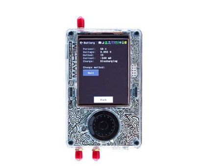 SDR радіостанція з 5 антенами 1МГц 6ГГц HackRF One Portapack H4 Mayhem