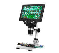 Мікроскоп цифровий з 7 РК на штативі, 3000мАг, MicroSD, 12Мп, 1-1200X, G1200