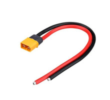 Кабель силовой Amass XT60 10см 12AWG 60А для аккумуляторов