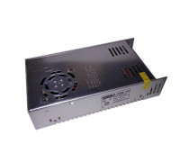 Блок живлення металевий 12В 25А 300Вт, 3-кан для LED-стрічок CCTV, UAlectric