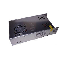 Блок питания металлический 12В 25А 300Вт, 3-кан для LED-лент CCTV, UAlectric