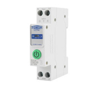 Реле контролю напруги і струму з Wi-Fi, 220В, 1-63А, DIN, TOMZN TOB9S-VAP