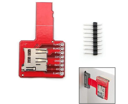 Sniffer-адаптер для аналізу сигналів з MicroSD TF карт, сніфер