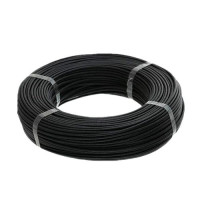 Дріт мідний 12AWG 600В 4.5мм 100м, у силіконовій ізоляції, чорний