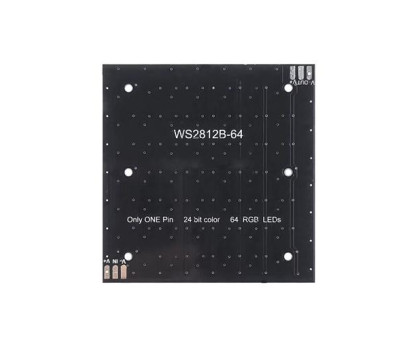 Матриця світлодіодна WS2812B-64 8x8 RGB, адресна LED панель