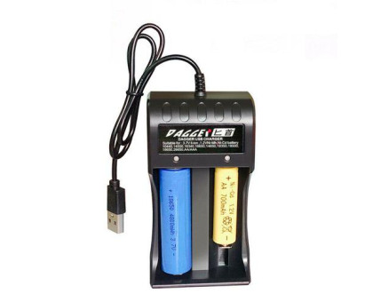 Универсальное зарядное устройство для 18650 Ni-MH Ni-Cd, USB, 2 канала