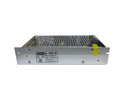Блок живлення перфорований 5В 30А 150Вт, 2-кан для LED-стрічок CCTV, UAlectric