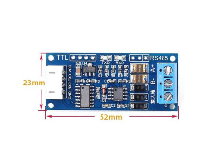 Перехідник TTL – RS485, перетворювач інтерфейсу UART, XY-485
