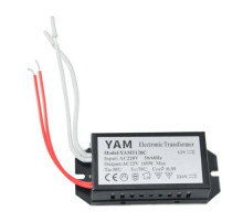 Трансформатор электронный 220В-12В 120Вт для галогенных ламп YAMT120C