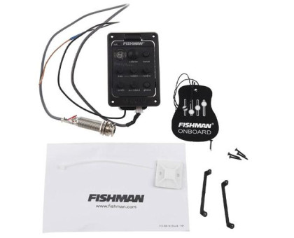 Звукосниматель пьезо для гитары тюнер эквалайзер Fishman Presys Blend 301