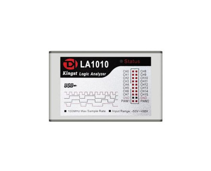 USB Логічний аналізатор 100МГц 16-кан Type-C, Kingst LA1010