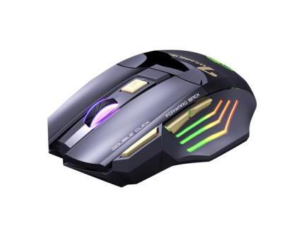 Бездротова мишка, 2.4ГГц і Bluetooth, АКБ підсвітка, iMice GW-X7, чорна