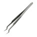 Пинцет прецизионный изогнутый антимагнитный 140мм, Mechanic AAX-17, футляр