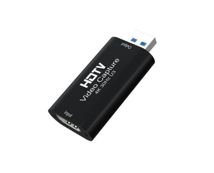 Карта видеозахвата внешняя, портативная, USB 3.0, 4K 30Гц, HDMI, 1080p