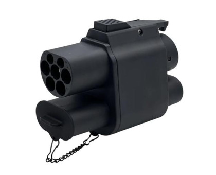 Адаптер CCS2 на CCS1 Type2 AC+DC, 350А 350кВт 1000В, GUWIEYG