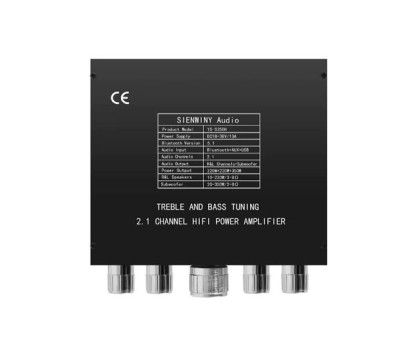 Аудіо підсилювач потужності звуку HiFi 2.1 2x220Вт+350Вт Bluetooth 5.1 TD5165A, YS-S350H