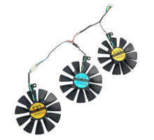 Вентиляторы 3шт 87мм 12В FDC10U12S9-C FDC10H12S9-C ASUS GTX 980 Ti R9 390X