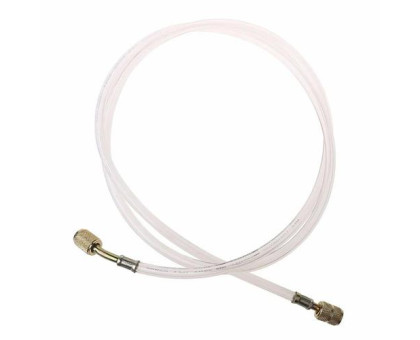 Заправний шланг для фреона R410 R22, 0.9м, 1/4-1/4, прозорий
