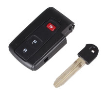 Ключ заготовка, корпус под чип, 3кн, Toyota Prius, TOY43