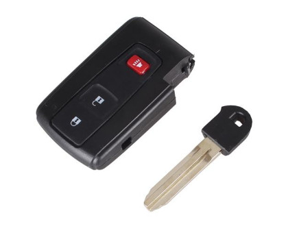 Ключ заготівка, корпус під чіп, 3кн, Toyota Prius, TOY43