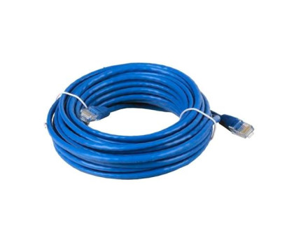 Патч-корд RJ45 9м, сетевой кабель UTP CAT5e 8P8C, LAN, синий