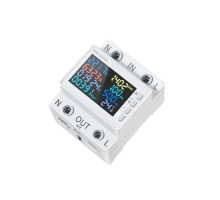 Wi-Fi счетчик электроэнергии однофазный 220В 63А DIN, защиты, KWS-302WF