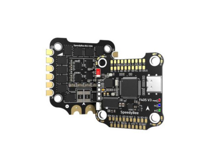 Контроллер FPV дрона полетный стек 30x30 с ESC 50A 3-6s, SpeedyBee F405 V3