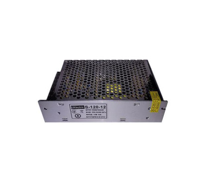 Блок живлення перфорований 12В 10А 120Вт, 2-кан для LED-стрічок CCTV, UAlectric