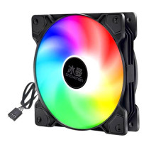 Вентилятор для корпуса 120мм 45фут3/мин 4пин, RGB подсветка, Snowman F120