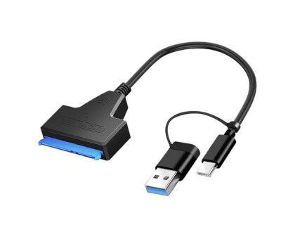 Перехідник USB 3.0/USB-C - SATA 2.5 для жорсткого диска HDD SSD до 5Гбіт/с