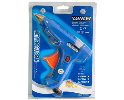 Пістолет клейовий термпопістолет 11мм 60Вт 220В Xunlei XL-F60W