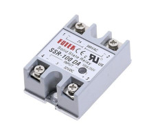 Однофазное твердотельное реле SSR-100DA 100A DC-AC