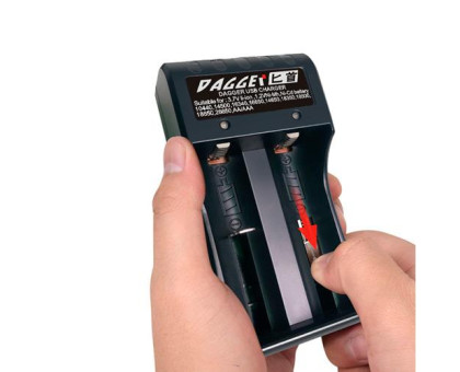 Універсальний зарядний пристрій для 18650 Ni-MH Ni-Cd, USB, 2 канала