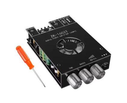Аудіо підсилювач потужності звуку HiFi 2x160Вт Bluetooth 5.0 TD5182A, ZK-1602T