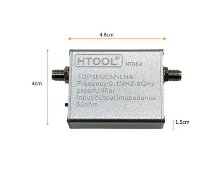 Усилитель радиосигнала LNA 0.1-6000МГц 20дБ Type-C, HTOOL HT004