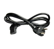 Мережевий кабель живлення комп'ютера IEC C13 кутовий, 24x0.14, 1.5м