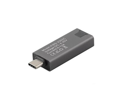 USB тестер струму напруги потужності енергії 4-30В 0-12А, Type-C, KWS-2302C
