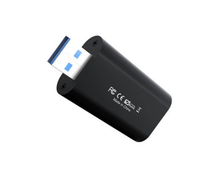 Карта відеозахоплення зовнішня, портативна, USB 3.0, 4K 30Гц, HDMI, 1080p