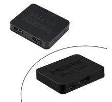 Коммутатор HDMI 1x2 порта, FullHD, 3D, сплиттер, разветвитель, компактный