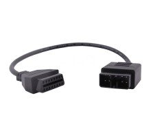 Переходник с OBD2 16pin мама на Subaru 9pin папа