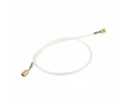 Заправочный шланг для фреона R410 R22, 0.9м, 1/4-1/4, прозрачный