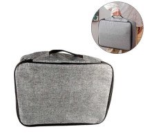 Органайзер дорожня сумка для документів 37x27x10см, сірий