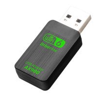 USB Wi-Fi мережевий адаптер 900Мб, 802.11ax, BT5.4, BT+AX900
