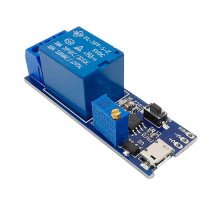 1-канальний модуль реле 5-30В MicroUSB з затримкою часу, Arduino